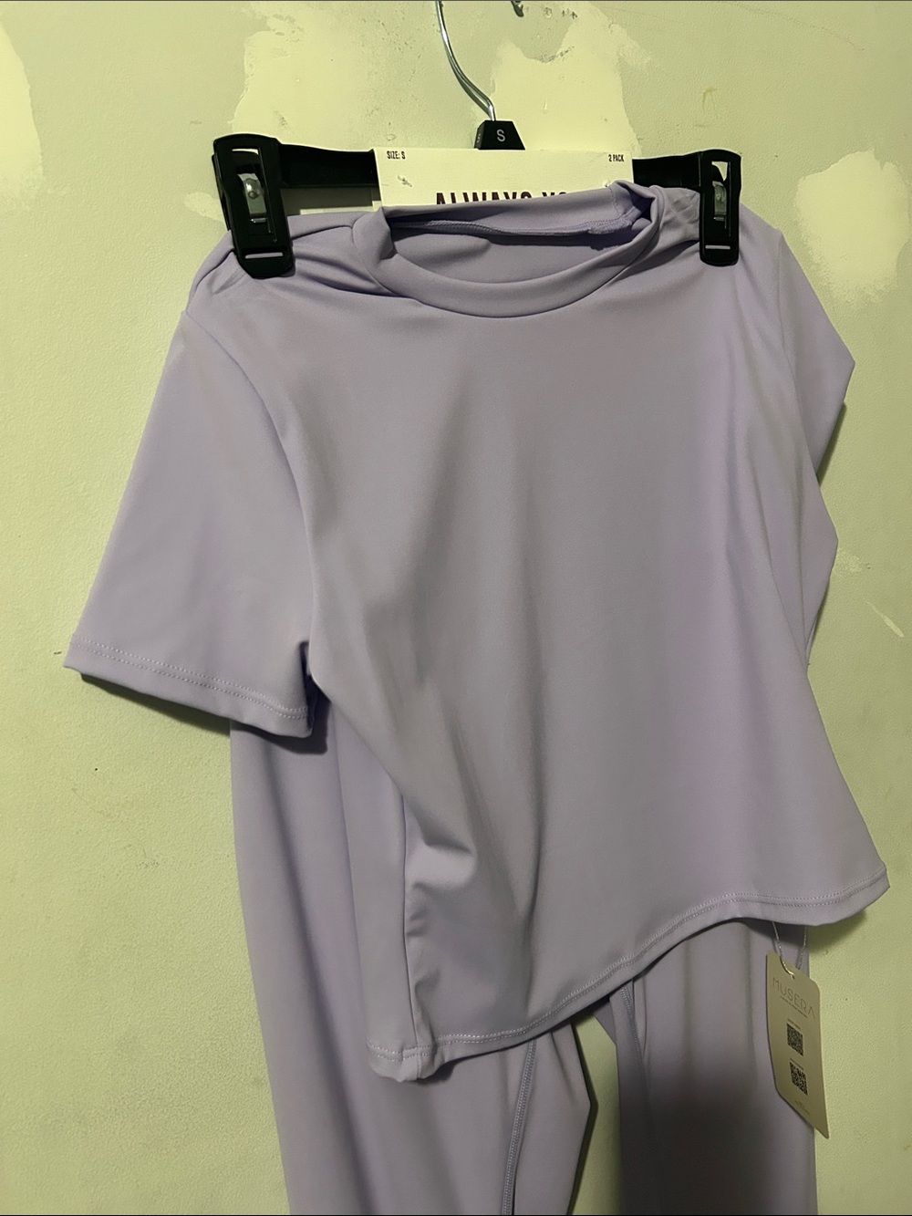 Muse Lilac Two-Piece Set - Light Lavender Top & Pants